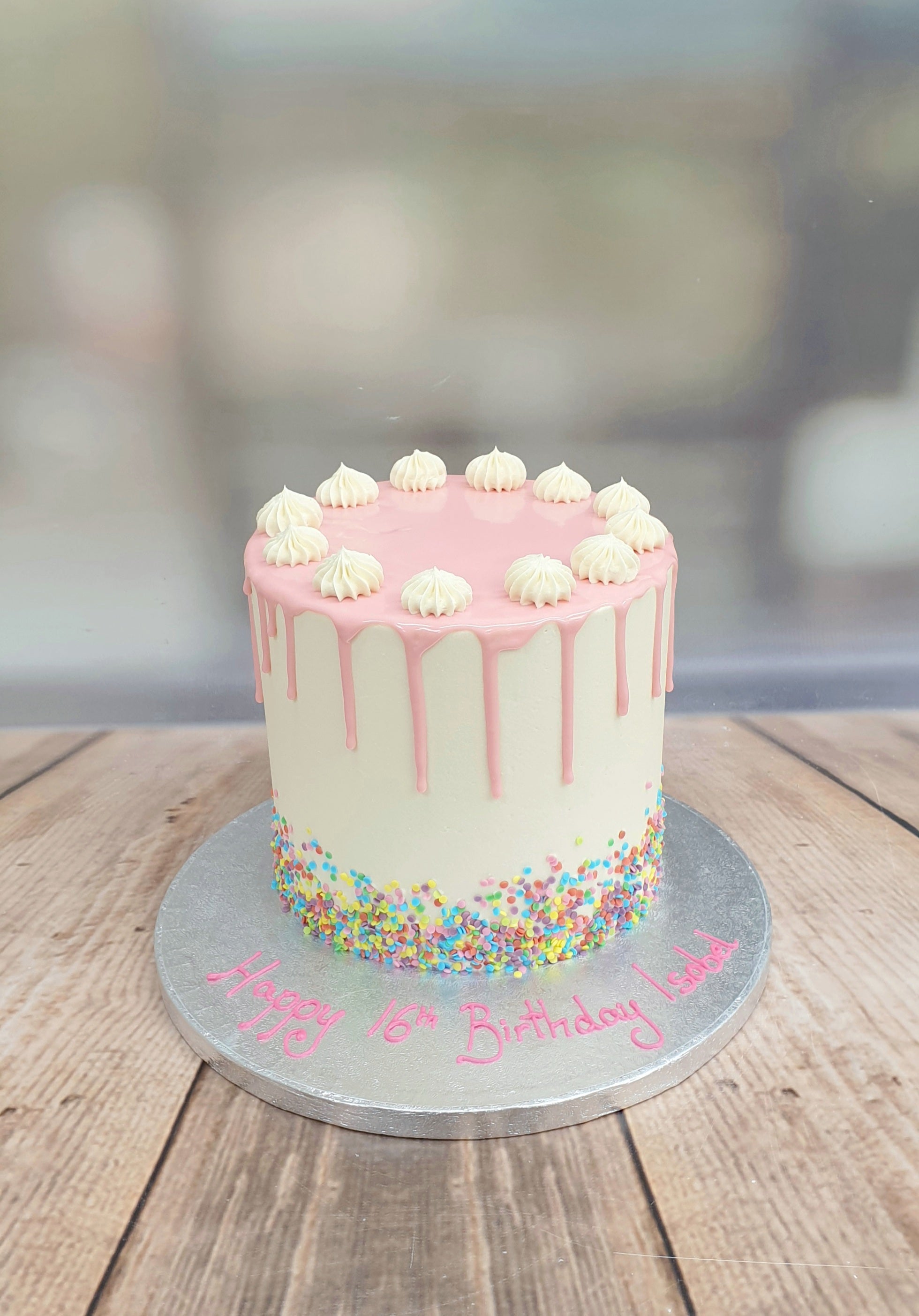 Sprinkle Drip Cake