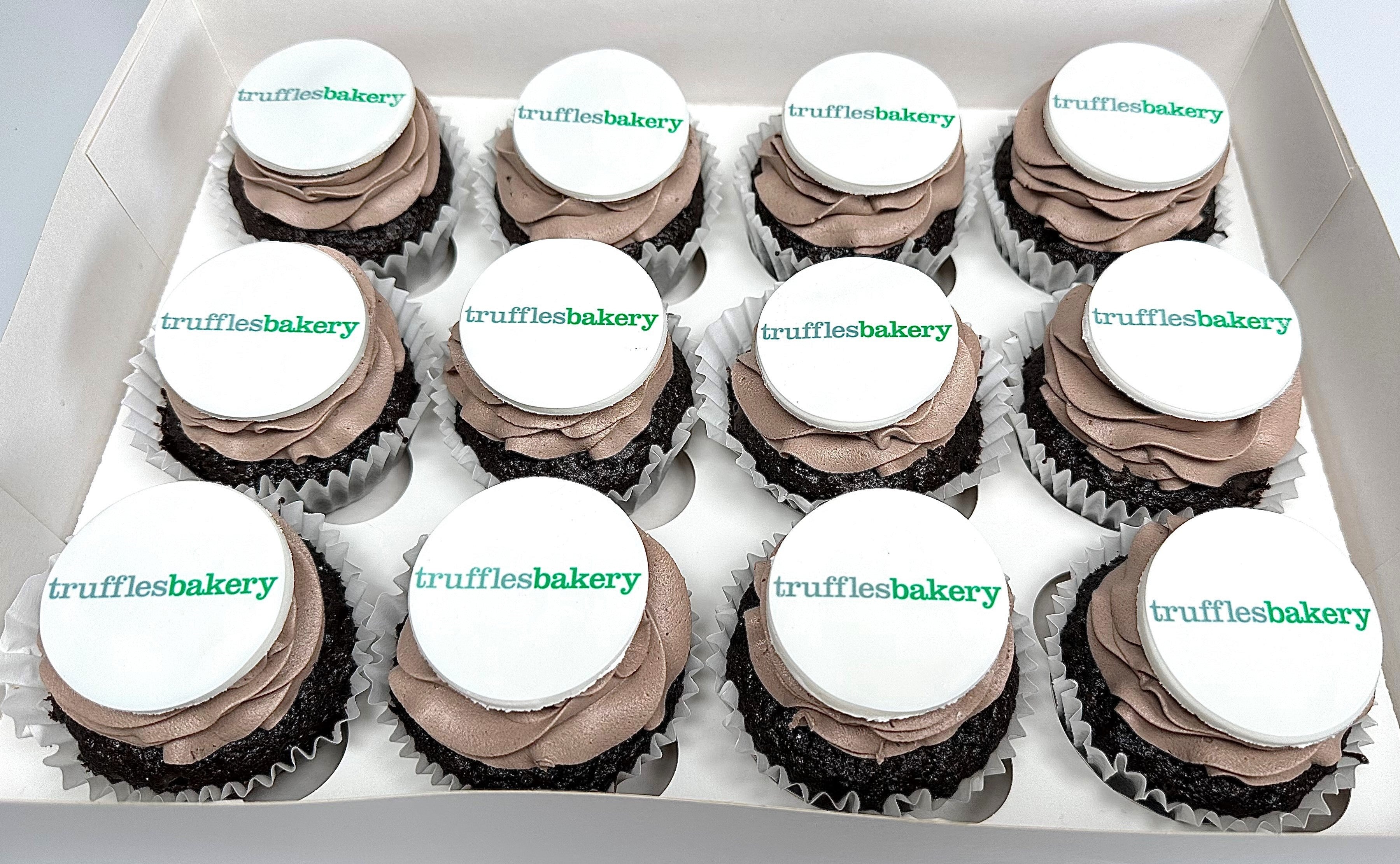 Corporate Logo Cupcakes