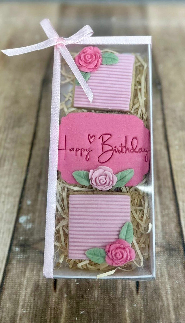 Birthday Shortbread Biscuits | Truffles Bakers & Confectioners LTD