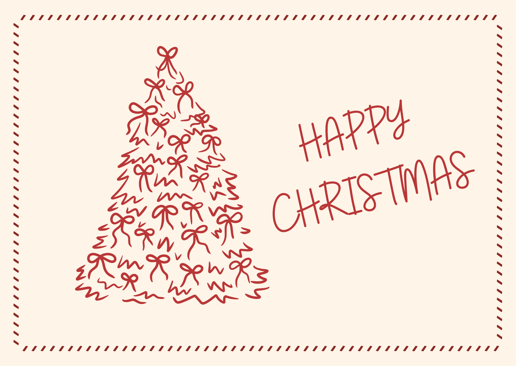 Postal Christmas Cake Cards