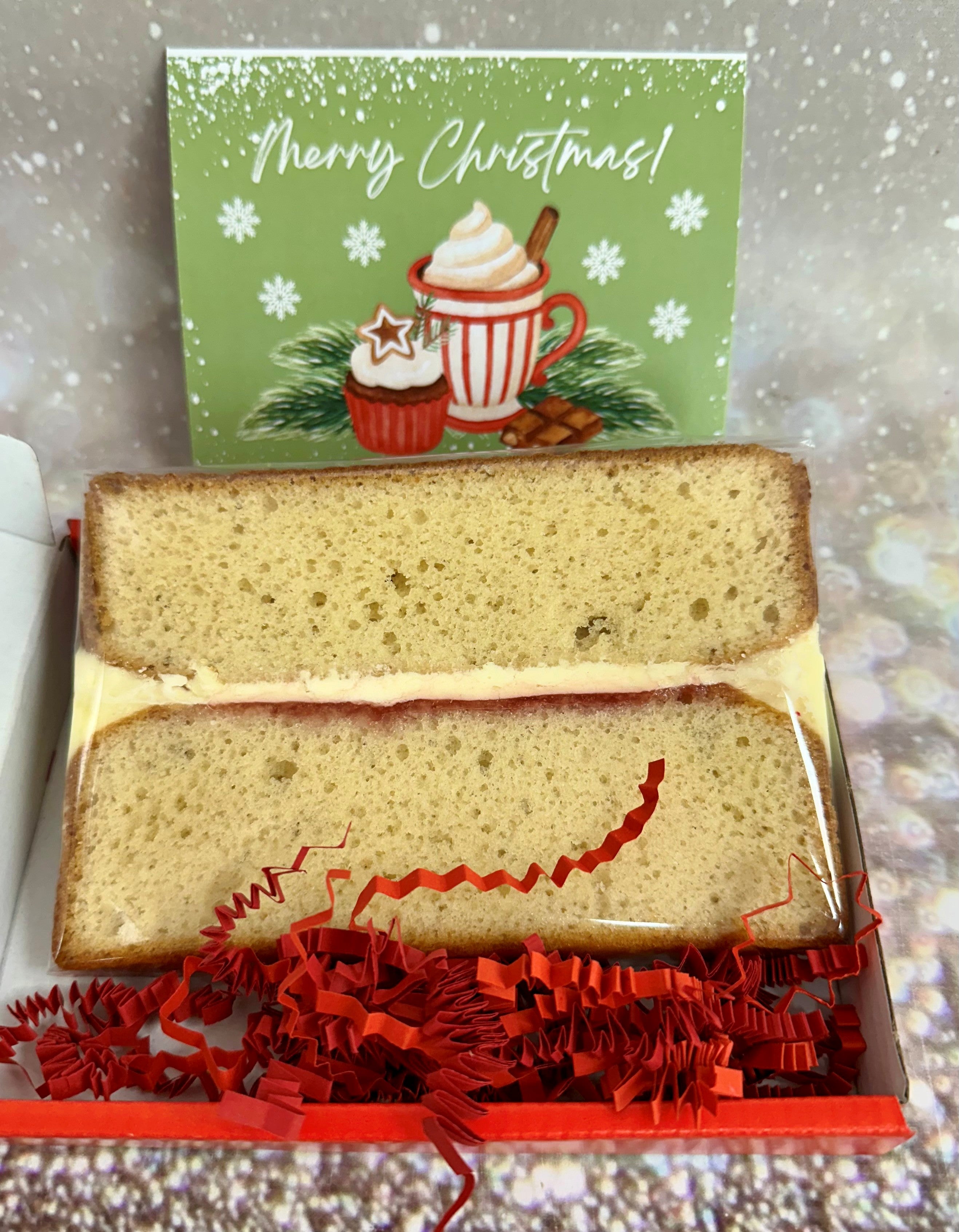 Postal Christmas Cake Cards