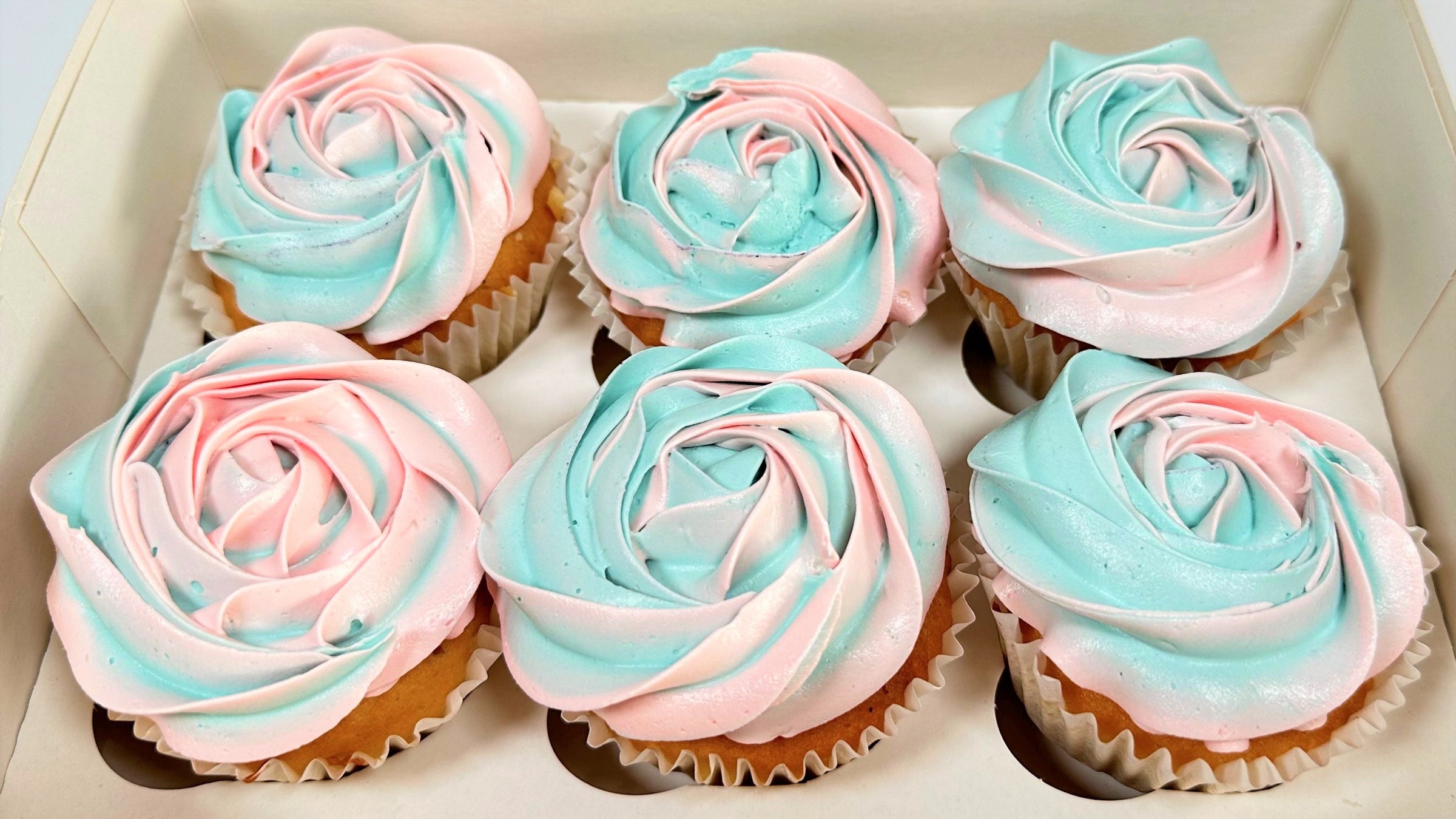 Gender Reveal Cupcakes Truffles Bakers & Confectioners LTD