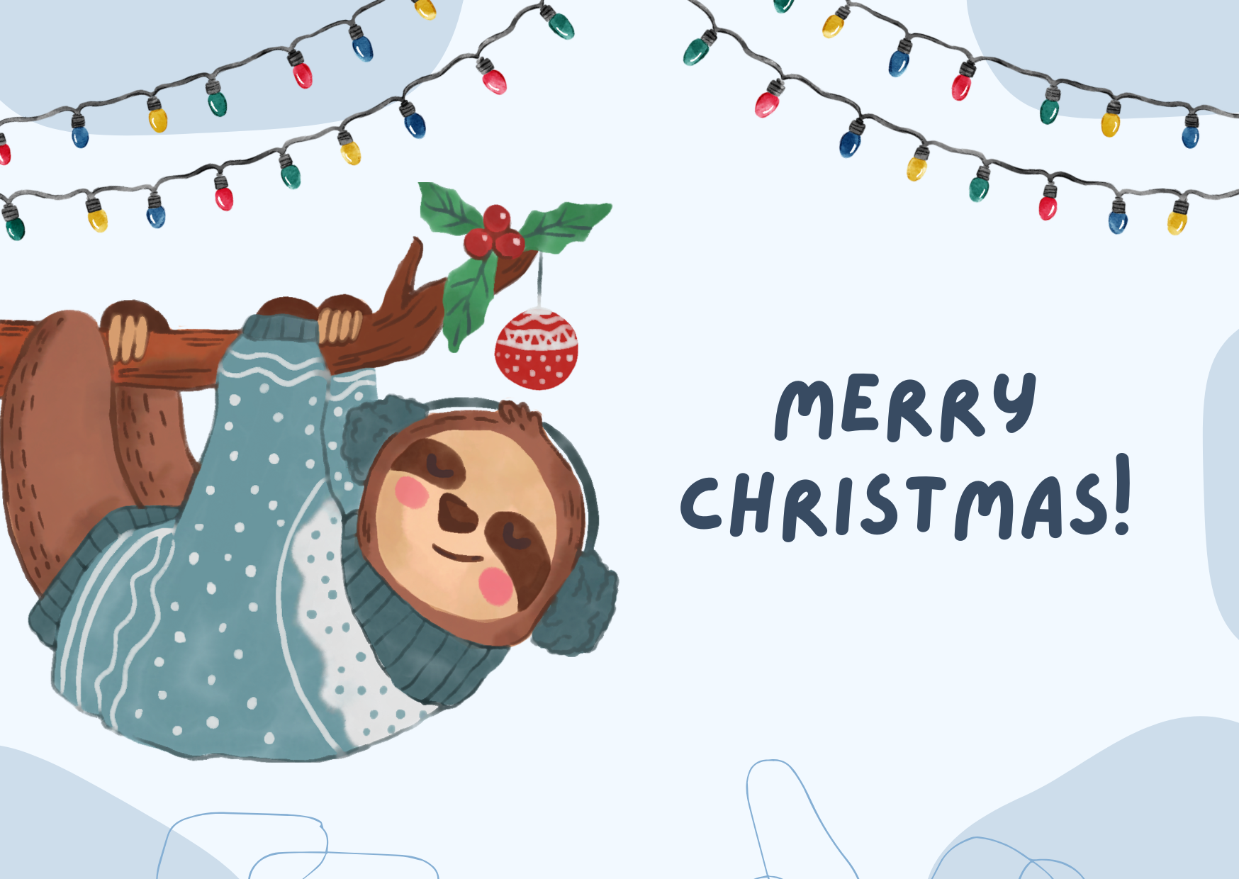 Postal Christmas Cake Cards
