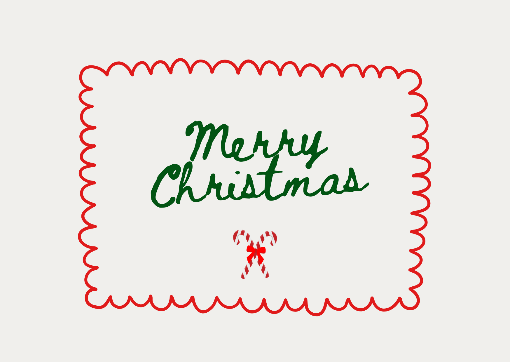 Postal Christmas Cake Cards