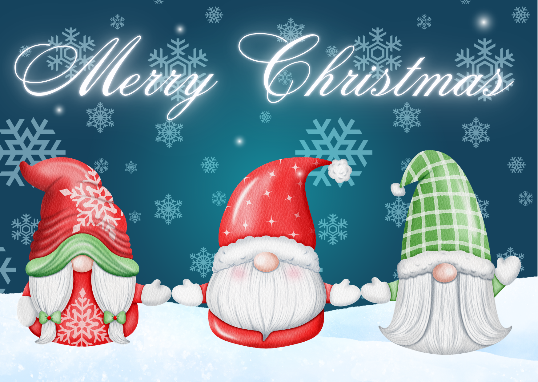 Postal Christmas Cake Cards