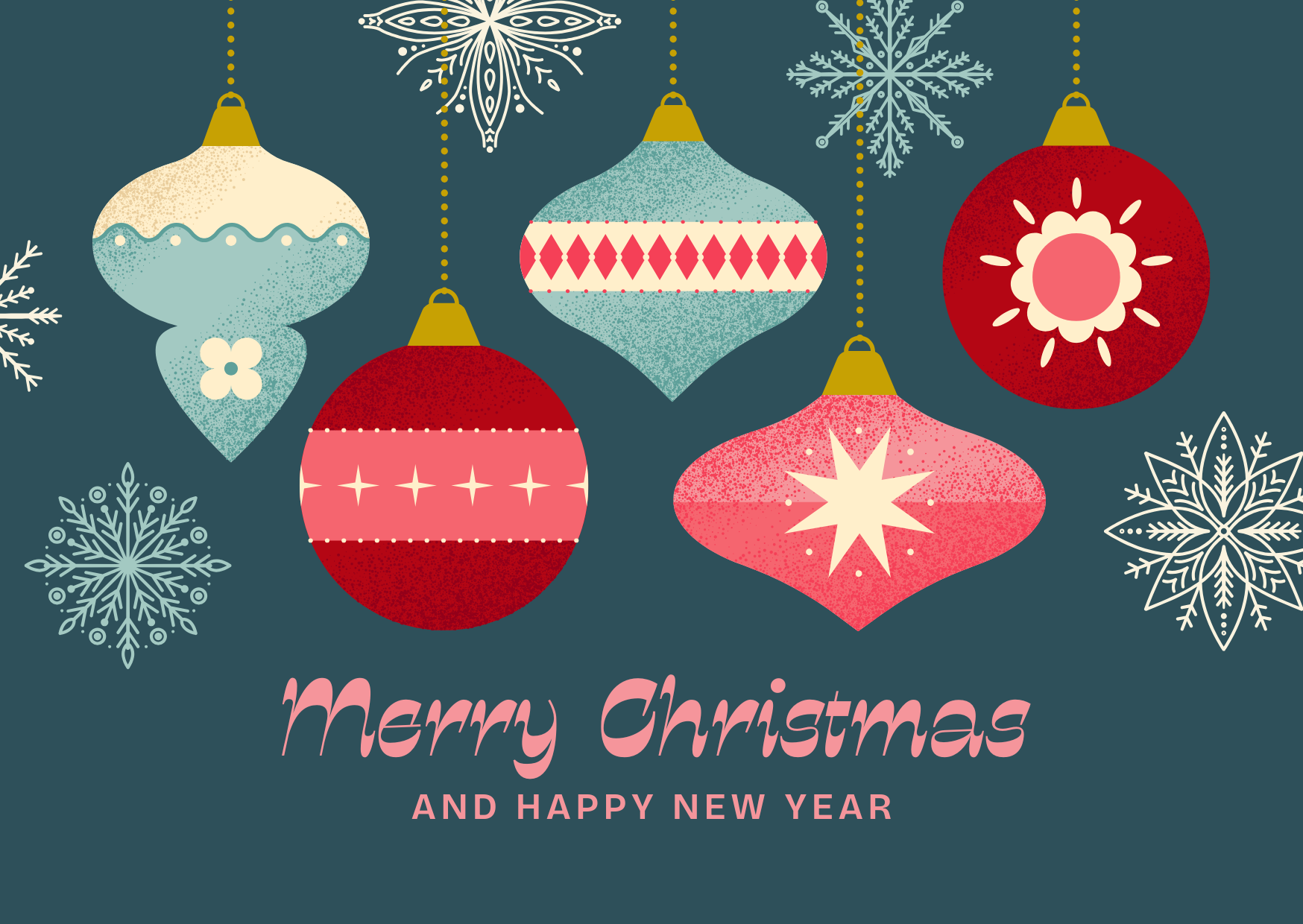 Postal Christmas Cake Cards
