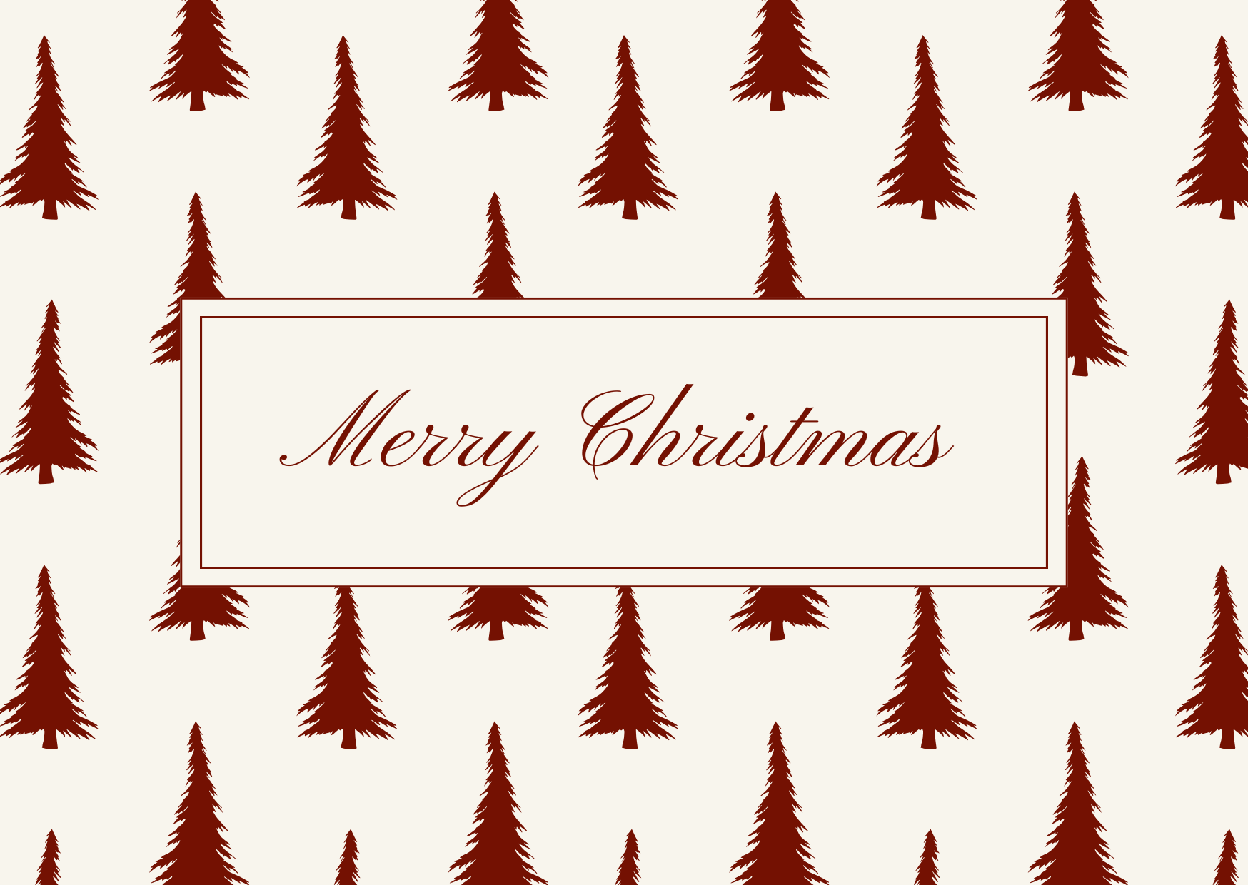 Postal Christmas Cake Cards