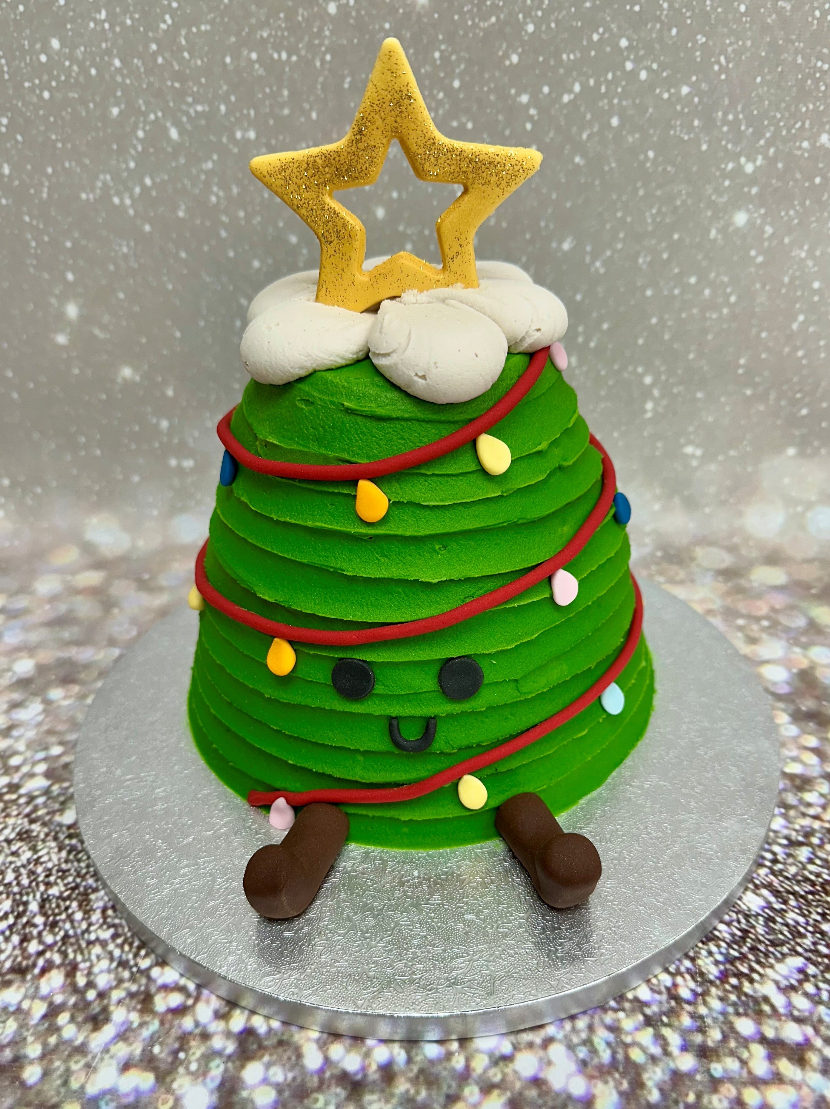 Christmas Tree Cake